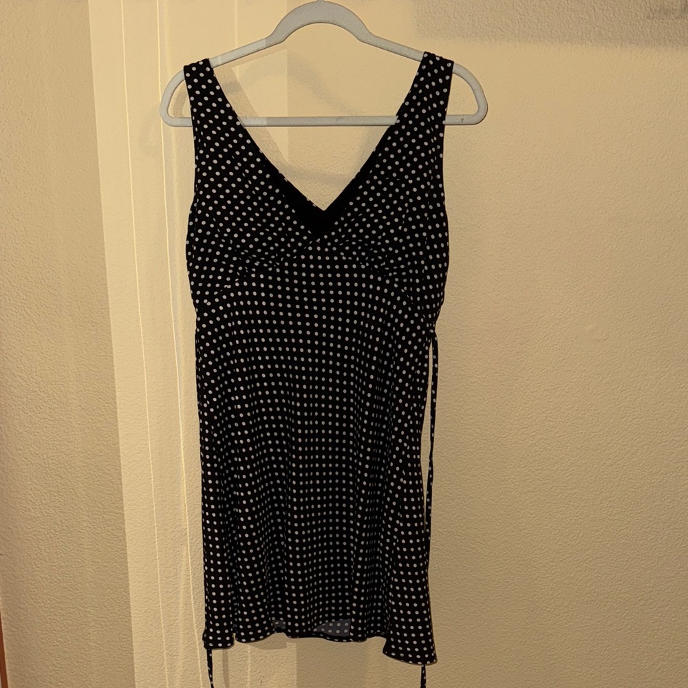 Princess Polly Black and White Polka Dot Mini Dress